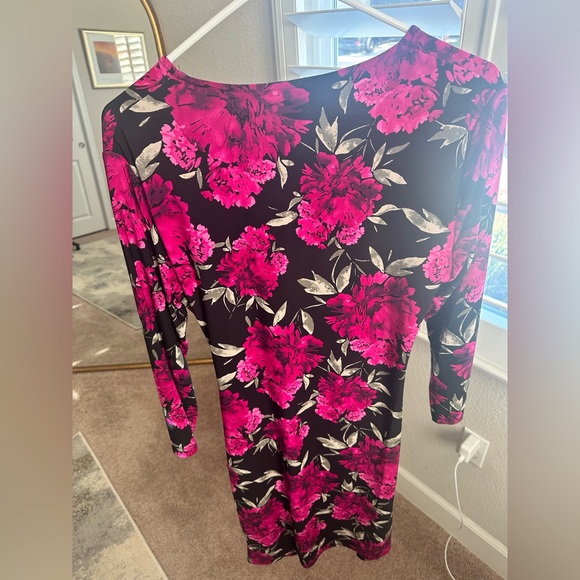 Anne Klein Pink and Black Dress - Picture 3 of 9